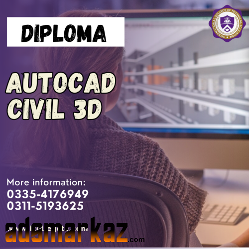 Two months Autocad 2d 3d civil course in Bhimbar AJK