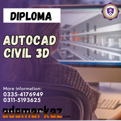 Best Autocad 2d 3d civil Electrical course in Bhimbar AJK