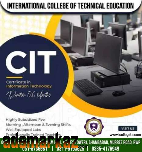 CIT Certificate in information technology course in Hattian AJK