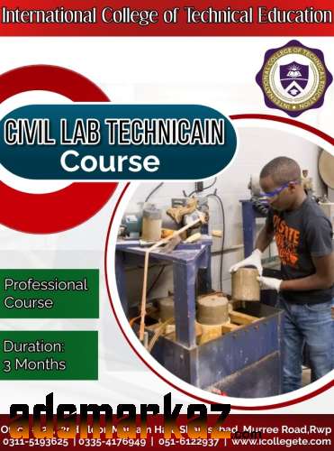 Best Civil lab technician course in Malakand Madyan