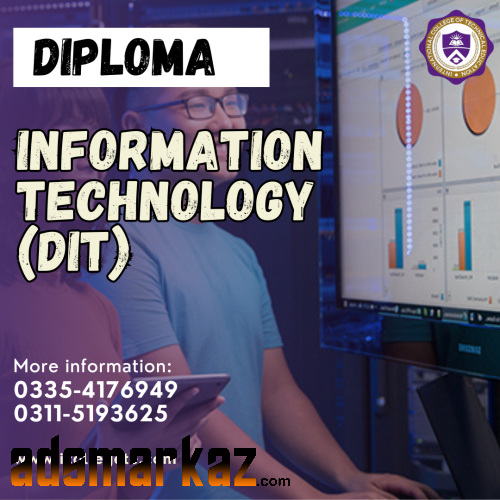 DIT Diploma in information technology course in Charsadda Battagram