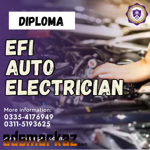 EFI Auto Electrician practical diploma course in Abbottabad