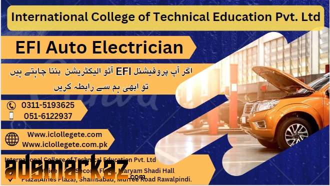 EFII Auto Electrician one year diploma course in Multan