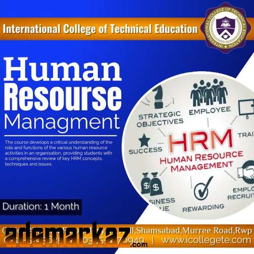 Human Resource Management(HRM)course in PWD Rawalapindi