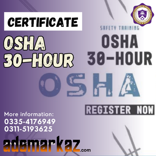 International Certificate OSHA Health and Safety course in Bahawalpur