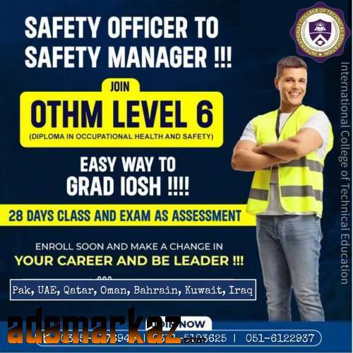 International OTHM level six health and safety course in Kotli Mirpur