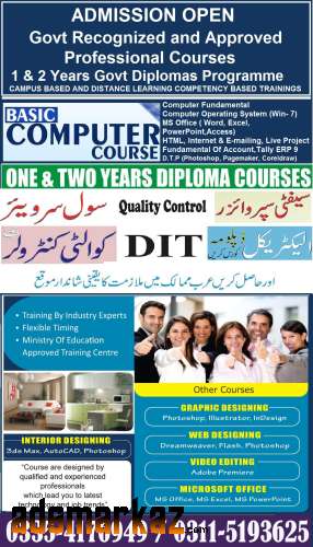 Best Quality control Management course in Jhelum Chakwal
