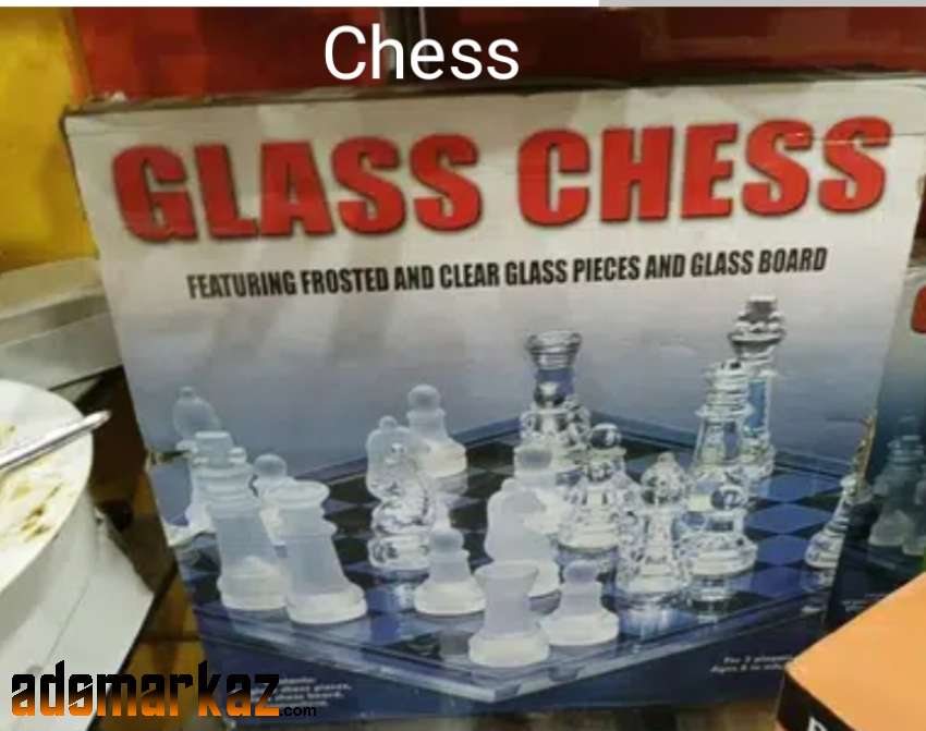 Glass Chess for sale