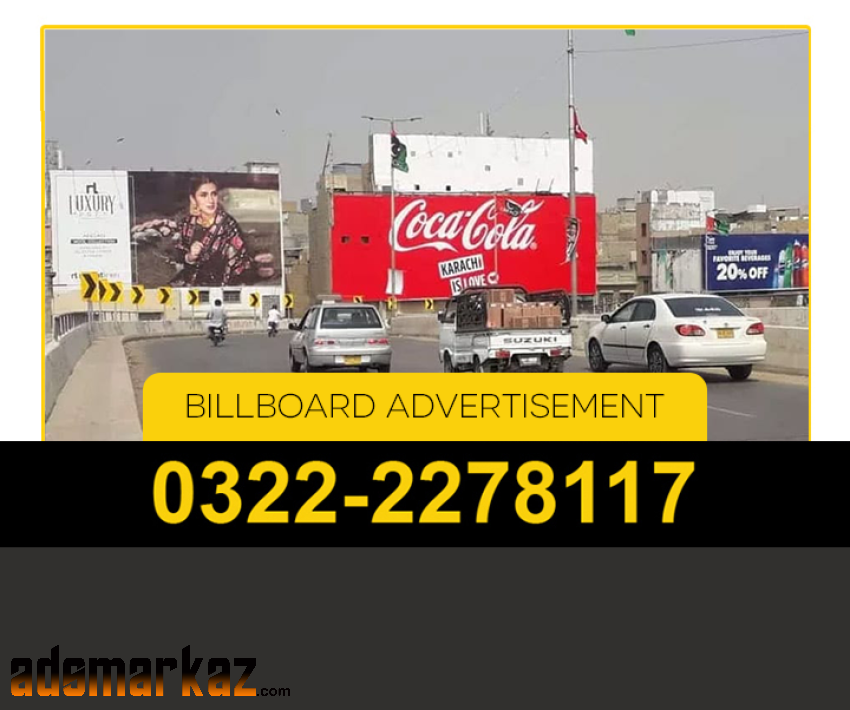 Billboards Advertising Karachi | Hoardings Marketing 03222278117