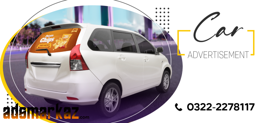 Car Advertisement 0322-2278117 | Vehicle Car Advertising Karachi