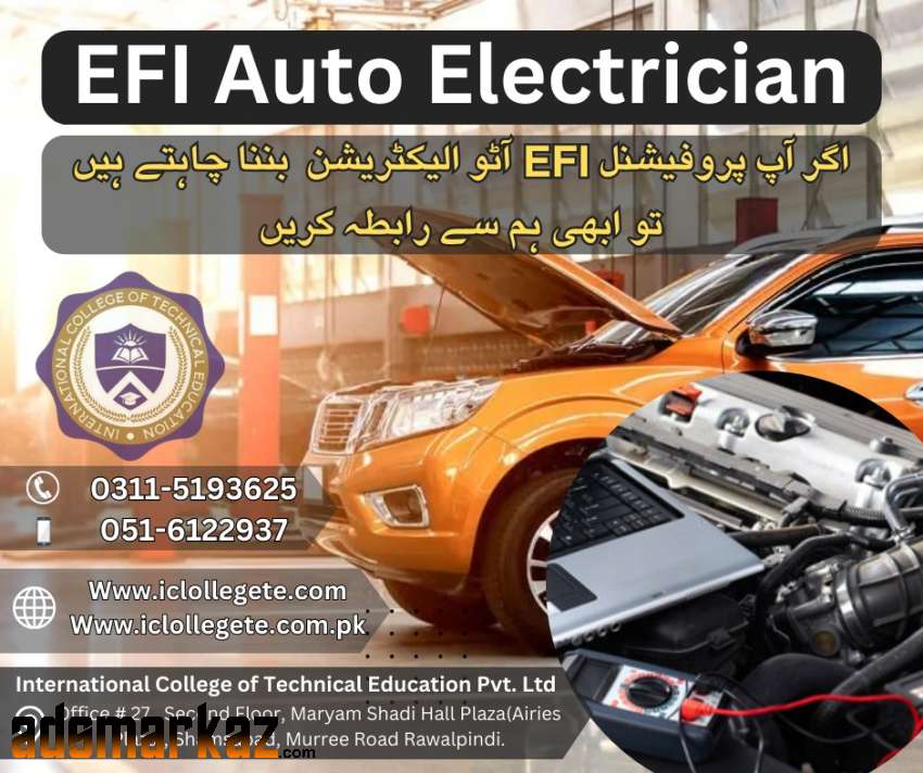 ADVANCED  LEVEL EFI AUTO ELECTRICIAN COURSE IN MANDIBAHUDIN