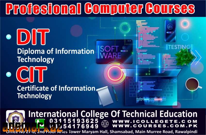 DIPLOMA IN INFORMATION TECHNOLOGY COURSE IN RAWALPINDI ISLAMABAD