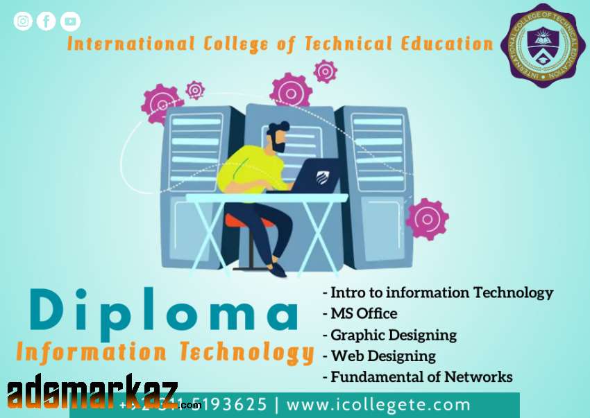DIPLOMA IN INFORMATION TECHNOLOGY COURSE IN TAXILA RAWAT
