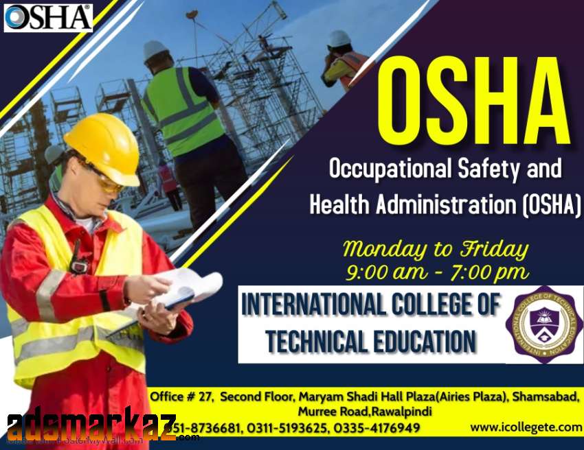 OSHA 30 Hours Course In Gujrat,Multan