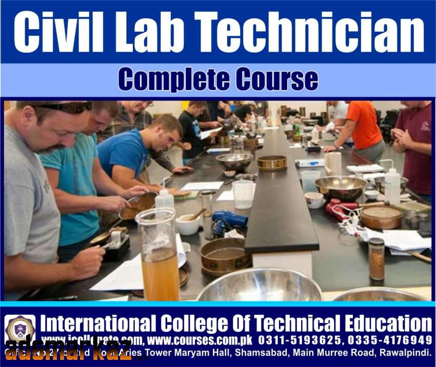 No 1 Civil Lab Technician Course In Hajira AJK