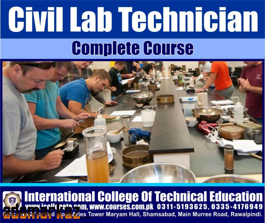 Civil Lab Technician Course In Dina,Jhelum