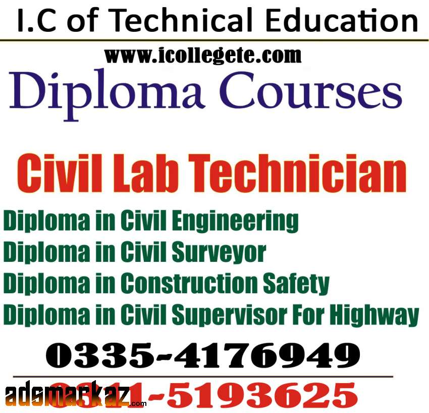 Best Civil Lab Technician Course In Swat