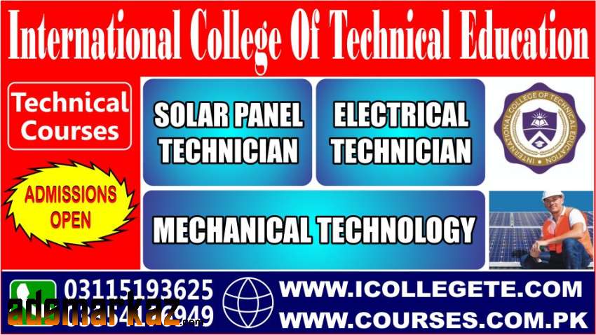 Electrical Technician Course In Faisalabad,Sialkot