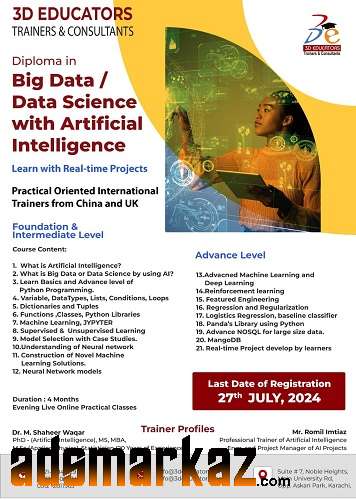 Diploma in Big Data / Data Science with AI